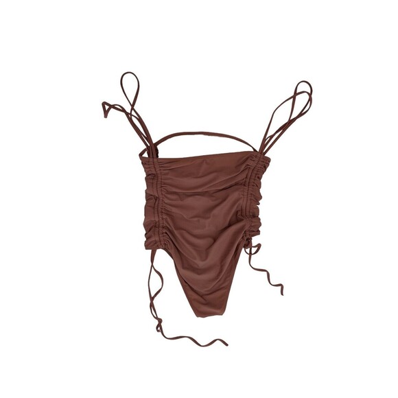 Women’s Swimsuit Bathing Suit Pink Lily soft pale Pink One Piece Size M - Picture 2 of 8